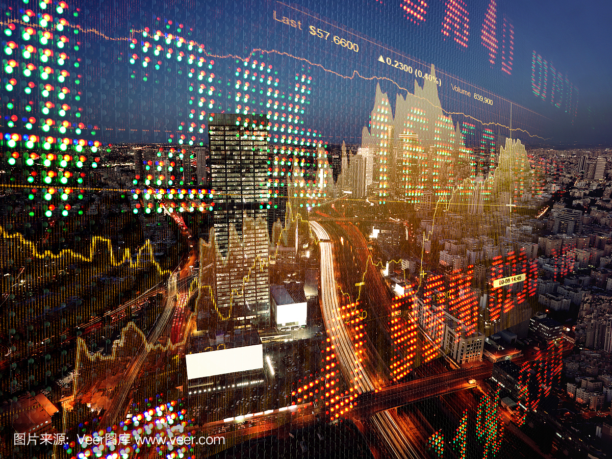 股票市场数据增长图投资金融分析金融科技金融区
